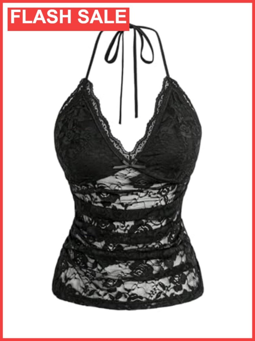 Plus Size Lace Halter Crop Top Y2K Backless Corset Style Sleeveless
